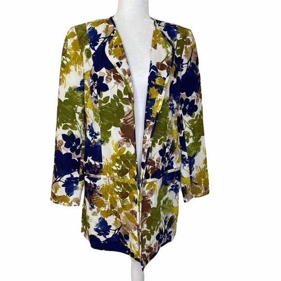 PENDLETON Floral Linen Buttondown Car Jacket Medium - Picture 1 of 6